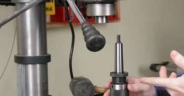 How to remove chuck from drill press