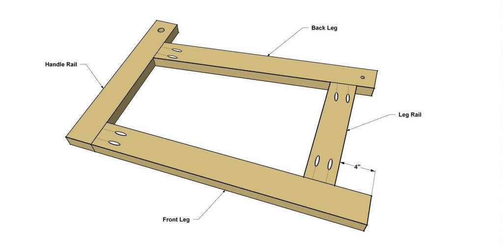 Diy miter saw stand plans - assembling the sides
