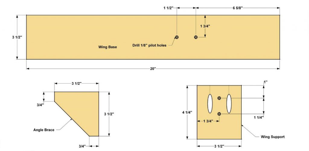 DIY Miter Saw Stand Plans - Make the Side Wing Supports