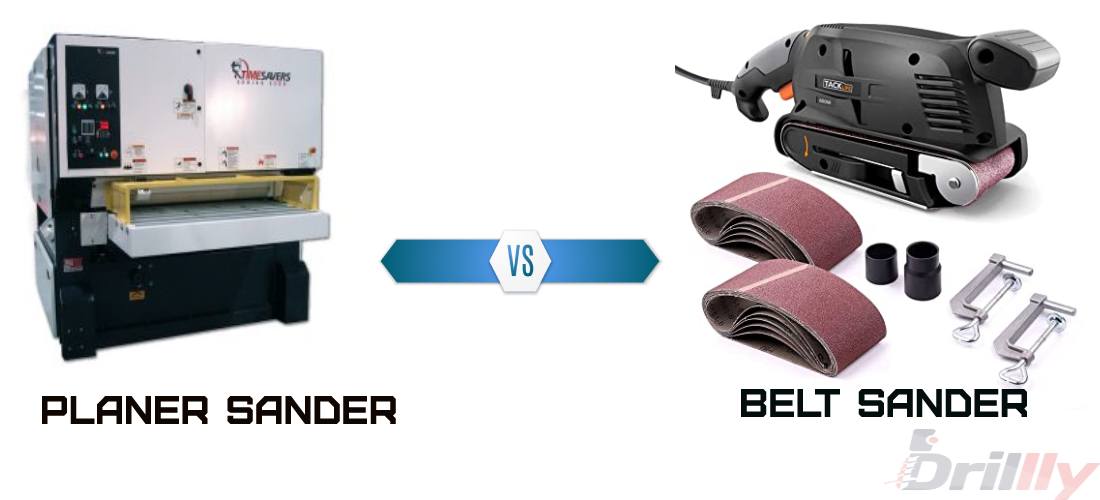 Belt Sander vs Planer