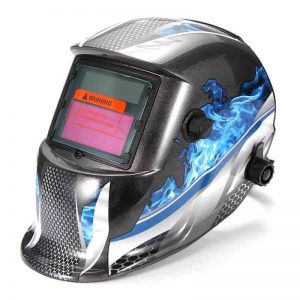 Solar & battery powered welding helmets