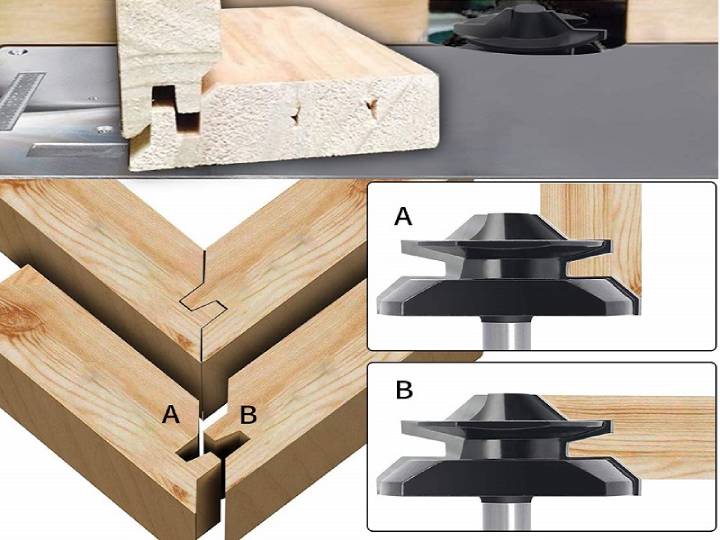 How to cut a locked rabbet miter