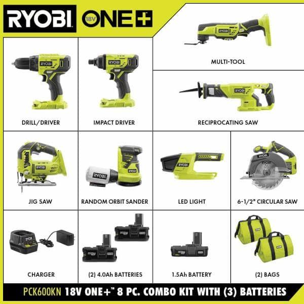 ryobi power tool combo kits
