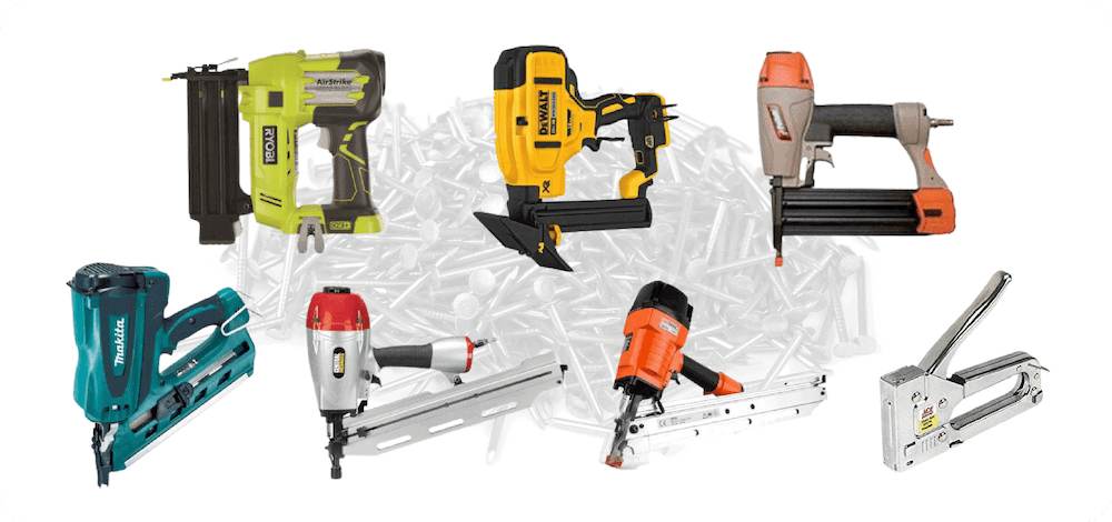 Different types of nail guns