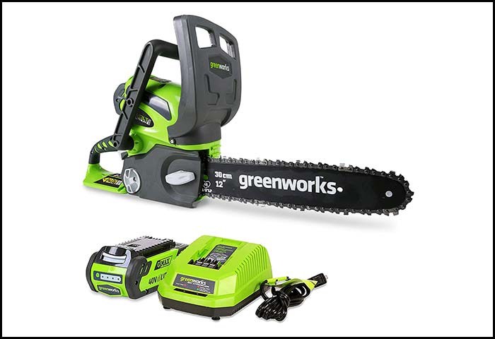 Greenworks 12-Inch 40V Cordless Chainsaw, 20262