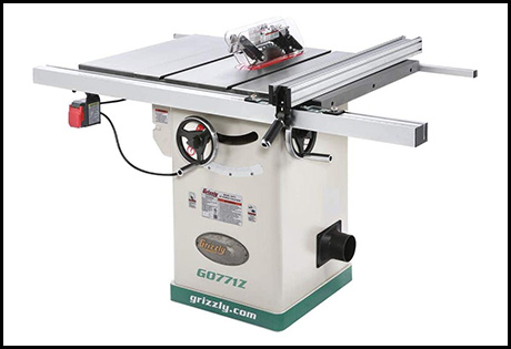 Grizzly Industrial G0771Z 10” 2 HP 120V Hybrid Table Saw